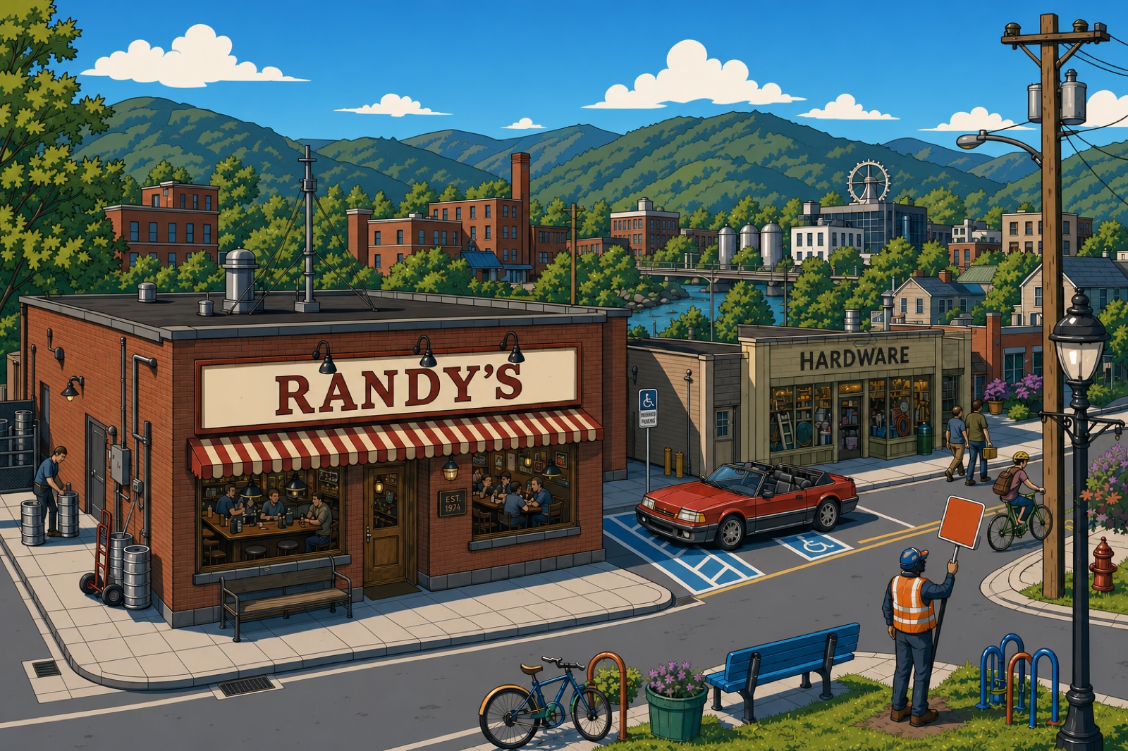 Randy’s Tavern in the mountains of Bellwether, North Carolina